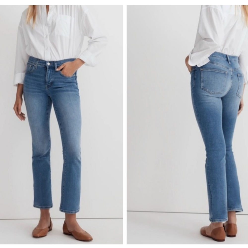 Madewell Mid-Rise Kick out Jeans Petite 23